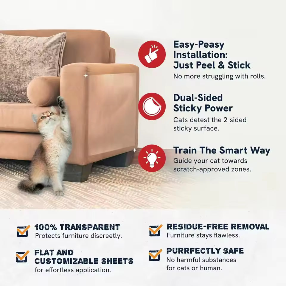 CouchGuard™ – Scratch Shield for Couches 👉 Bonus: Free Nails Included
