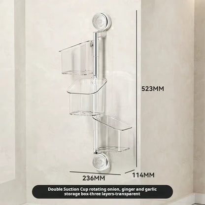🔥BIG SALE 50% OFF 🔥  Rotating Wall-mounted Storage Box