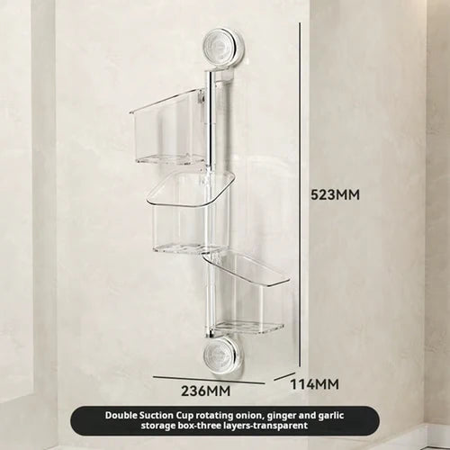 🔥BIG SALE 50% OFF 🔥  Rotating Wall-mounted Storage Box