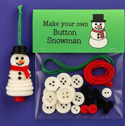 JoyCraft™ Christmas DIY Button Ornament Kit
