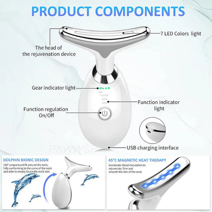 ⚡FLASH SALE 49%🔥  Facial Massager Neck Facial Beauty Device Lifting Tighten Skin Care Tool