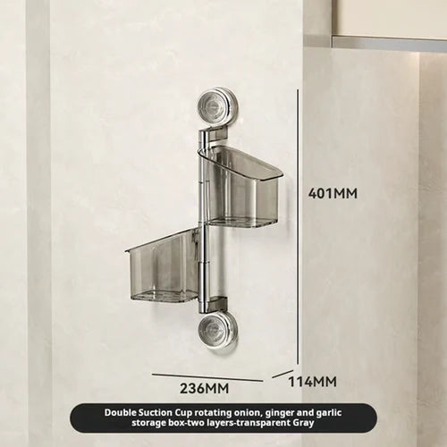 🔥BIG SALE 50% OFF 🔥  Rotating Wall-mounted Storage Box