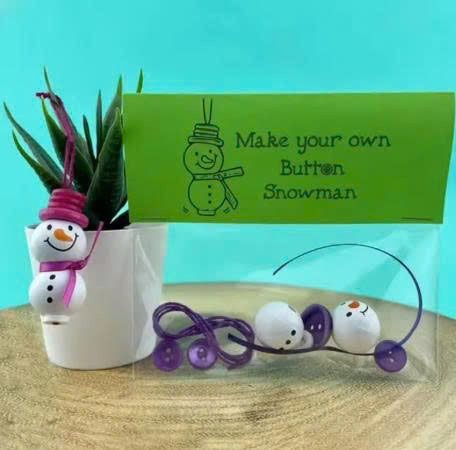 JoyCraft™ Christmas DIY Button Ornament Kit