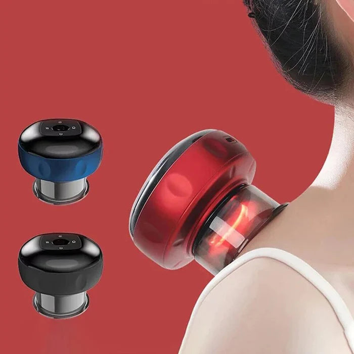 🎁Hot Sale - SAVE 49% OFF🎁  Body Scraping Massage Smart Electric Vacuum Cupping Heating Suction Cup Device Back Neck Arm Massger