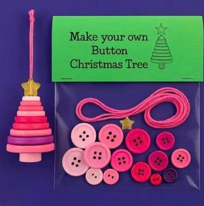 JoyCraft™ Christmas DIY Button Ornament Kit