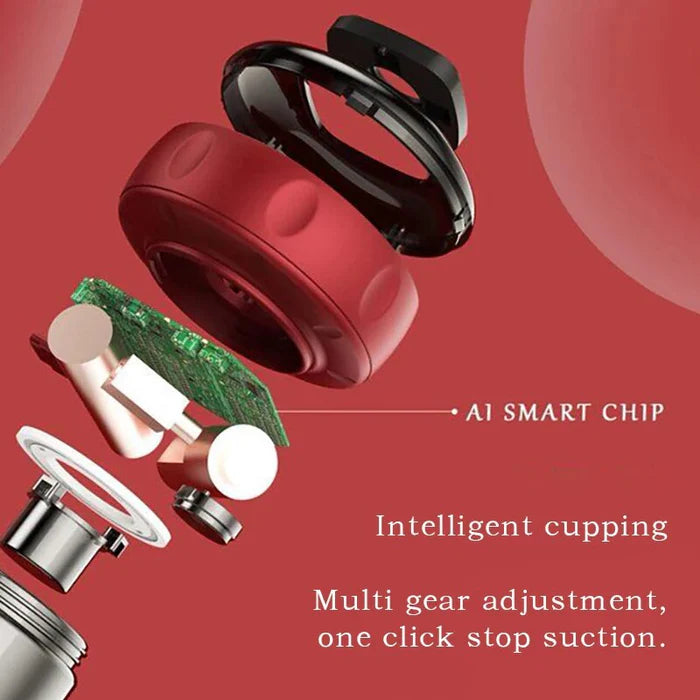 🎁Hot Sale - SAVE 49% OFF🎁  Body Scraping Massage Smart Electric Vacuum Cupping Heating Suction Cup Device Back Neck Arm Massger