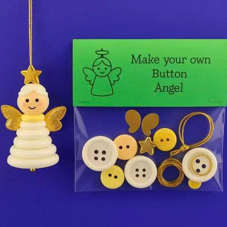 JoyCraft™ Christmas DIY Button Ornament Kit