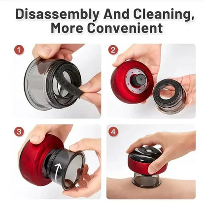 🎁Hot Sale - SAVE 49% OFF🎁  Body Scraping Massage Smart Electric Vacuum Cupping Heating Suction Cup Device Back Neck Arm Massger