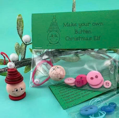 JoyCraft™ Christmas DIY Button Ornament Kit