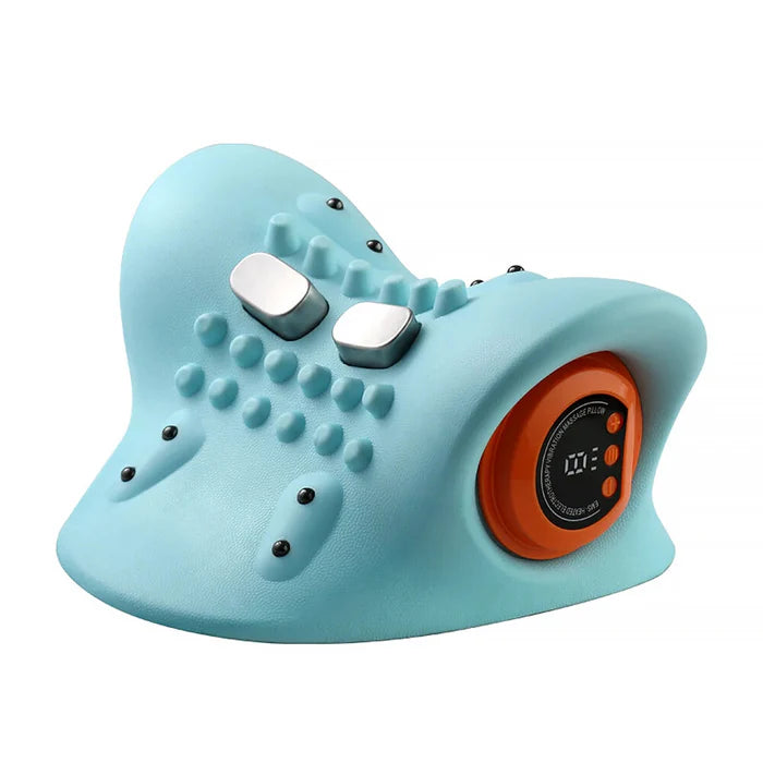 🎁Last Day Promotion: 50% OFF!✨  Electric Neck Massager Cervical Pillow EMS Traction Heating Vibration Massage