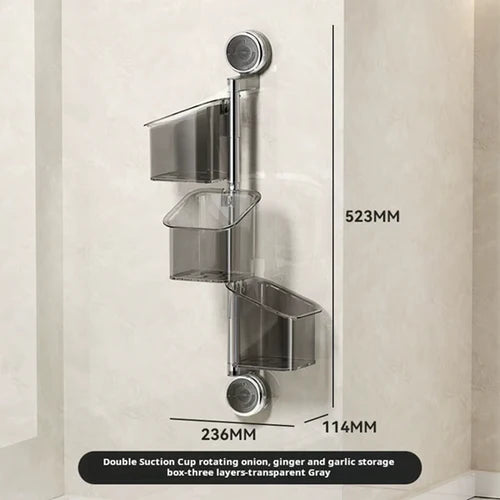 🔥BIG SALE 50% OFF 🔥  Rotating Wall-mounted Storage Box