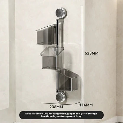 🔥BIG SALE 50% OFF 🔥  Rotating Wall-mounted Storage Box