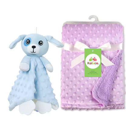 Personalized Baby Security Blanket with Name – Custom Newborn Comfort Towel for Stroller Sleep, Baby Shower Gift